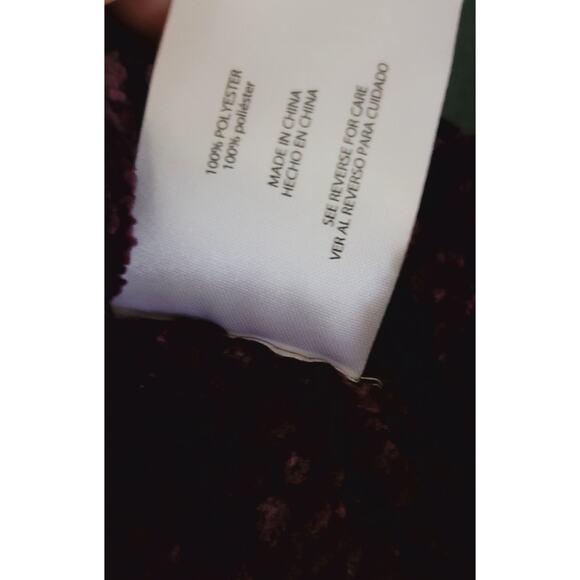 Orvis Sweater Women Sz. M Chenille Ribbed Tunic Length Plum Purple Cozy/Relaxed - Picture 6 of 10